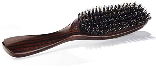 genuine haircare GROOMING BRUSH – Frisier- und Föhnbürste aus 100% Wildschweinborsten, antistatisch, handmade in Germany