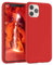 EAZY CASE Premium Silikon Handyhülle kompatibel mit iPhone 11 Pro, Slimcover mit Kameraschutz und Innenfutter, Silikonhülle, Schutzhülle, Bumper, Handy Case, Hülle, Softcase, Rot