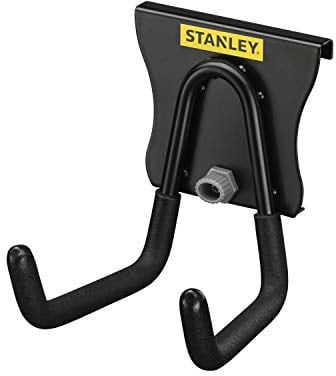 Stanley STST82607-1 Trackwalls kurzer Doppelhaken (passenden zum Stanley Trackwalls Schienensystem, flexibler Haken für Gartengeräte, Gartenstühle, etc., bis 22.5 kg belastbar, leicht anzubringen)