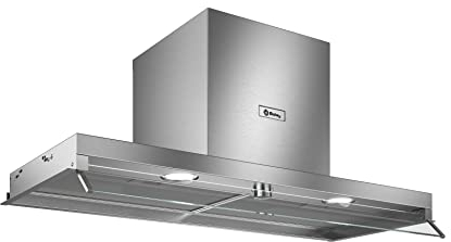 Balay – Campana Extractora Decorativa Integrable, 90 cm de ancho, 3 potencias de extracción, Instalación en Salida de Humos o Recirculación, Acero Inoxidable, 3BD896MX
