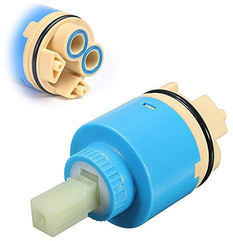 HATOOLHA® Keramik-Wasserhahn-Kartusche Wasser-Mischbatterie, Kartusche für Badezimmer oder Küche, Wasserhahn-Ventil (B-35 mm)