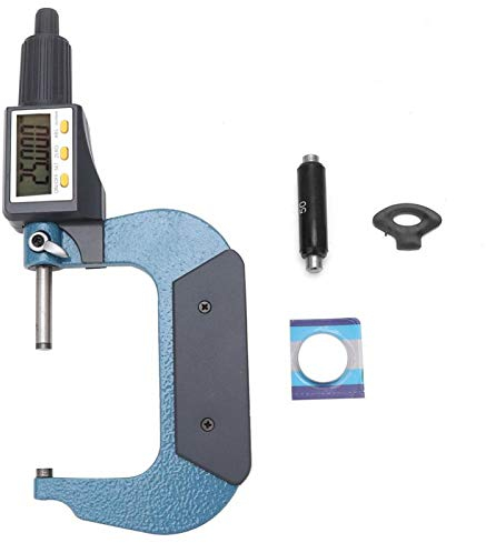 Micromètre numérique ， (0-25 mm)) / (25-50 mm) / (50-75 mm) / (75-100 mm) Plage, micromètre à faible erreur Résolution 0,001 mm ， Micromètre d'épaisseur en alliage chromé(50-75mm)