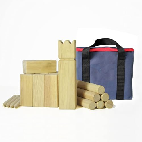 Kubb Wikingerspiele, Wikingerspiele, Wurfschach, mit Tragetasche