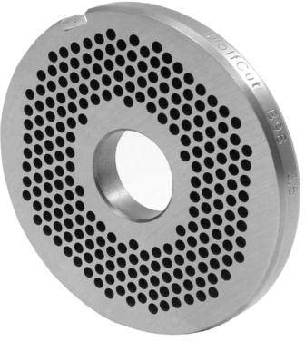 WolfCut Lochscheiben kompatibel mit Fleischwolf Bizerba FW-N98 Werkzeugstahl (3,5 mm)