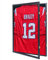 Grintus Trikot-Rahmen-Vitrine, Trikot-Schattenbox mit 98 % UV-Schutz, Acryl und Aufhänger für Baseball, Basketball, Fußball, Hockey, Sportshirt und Uniform, schwarzes Finish
