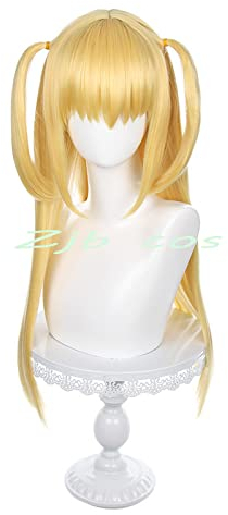 Anime Death Note Cosplay Wig Misa Amane Women Death Note Cosplay Golden Long Hair Misa Amane Wig