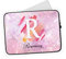 Personalised Any Name Marble Glitter Effect Design Laptop Case Sleeve Tablet Bag Chromebook Ladies Gift (12-13 inch)