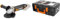 WORX WX803.9 Akku Winkelschleifer 20V - ohne Akku & Ladegerät, Schwarz & WA0071 Werkzeugkoffer aus robustem Kunststoff - für Das sichere Verstauen aller Werkzeuge und Zubehör – Koffer ohne Werkzeug