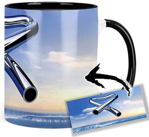 Mike Oldfield Tubular Bells A Tasse Innen & Henkel Schwarz Keramikbecher Mug