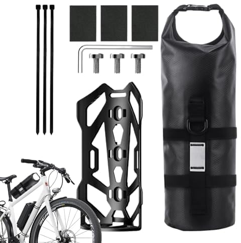 Xujuika Fork Bag - Portable Racks & Bags,Multi-Purpose Fork Bag with Reflective Stripes for City Riding Bikepacking Cycling Touring