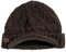 Coal Yukon Wintermütze mit Zopfmuster, Wollkrempe, Braun, Einheitsgr��e
