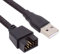 CY Cable Single USB 2.0 Male Type-A to Motherboard 9Pin 10Pin Male Header Cable with Sleeve 20cm