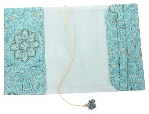 FOYTOKI A5 Fabric Book Cover Sleeve Adjustable Handmade Cloth Book Protector Reusable Suitable for Reading and Journaling