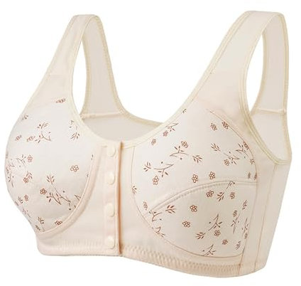 Generico Reggiseno Fascia Imbottito Reggiseno in Silicone Reggiseno di Grandi Dimensioni con Tracolla Regolabile con Coppa Modellante sul Davanti in Pizzo Sexy Reggiseno Fascia Imbottito (White, 46)