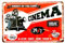 Póster de DiiliHiiri Cartel Vintage de Anuncio de Cine —30x20cm— Señal Decorativo Retro para Cinéfilos o Amantes o Aficionados o Fans de Películas | Letrero para Barbería (2635-231)