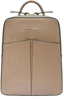 PIQUADRO Zaino donna porta PC da 14 Ashley, beige