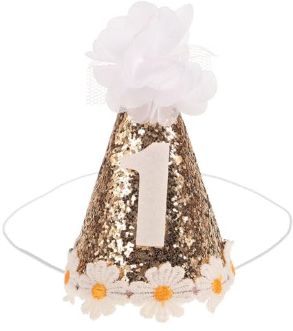 MUSISALY Compleanno Cappellino Glitterato Per Cappello Decorativo Per Compleanno Accessorio Per e Celebrazioni Infantili