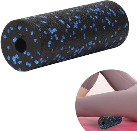 Faszienrolle Klein,Faszienrolle Fuß,Faszienrolle Zur Fitness,Foam Pilates Rolle,Selbstmassage Yoga 5.3 X 15cm,für Fuss Hand Rücken Faszientraining,Fitness Muskellifting-Massage(Blau)