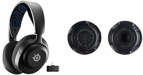 SteelSeries Arctis Nova 5P Wireless PS5 Gaming Headset + KontrolFreek FPS Freek Galaxy Black für Playstation 4 (PS4) und Playstation 5 (PS5)