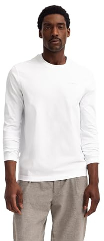 bugatti Herren Langarmshirt 8330-85044D | Modern Fit, Rundhalsausschnitt, Baumwolle, bequemes Sweatshirt