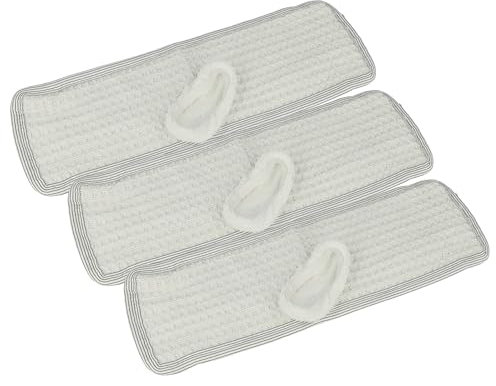 vhbw 6x Wischbezug kompatibel mit Dirt Devil Vaporex M380S, M385, M385-1, M385-2 Dampfreiniger, Dampfmop - 3x Baumwollüberzug, 3x Bodentuch