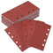 Pfloge® 50 Stück Schleifpapier 93 x 185mm Klett, Schleifscheiben 8 Loch, 10 Stück 40/60/80/120/240 Körnung, für Rechteckschleifer, Optimales Schleifen