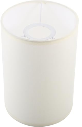 BESPORTBLE Runder Lampenschirm E27 Lampenfassung Dekorative Lampenabdeckung Aus -Material Für Tisch- Und Stehlampen 7.87X5.51 Zoll Für Wohnzimmer Schlafzimmer