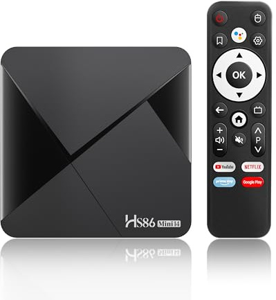 Boitier Android 14.0 TV Box RK3518 Cortex-A53 Chip Mali 450 MP2 GPU | TV Box Android Quad-Core 32bit Support 2G RAM 16G ROM Ethernet 10/100M 2.4G /5G Dual-Band WiFi HD 4K BT V5.4 Smart TV Box
