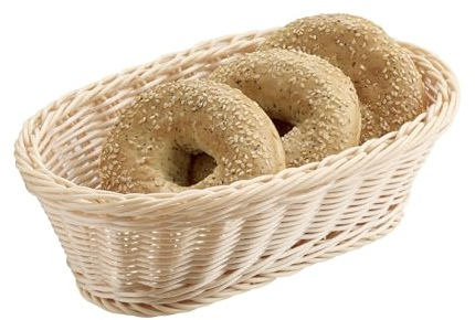 APS 40139 Korb ECONOMIC, Obstkorb, Brotkorb, 28,5 x 17 x 8,5 cm, Polypropylen, beige