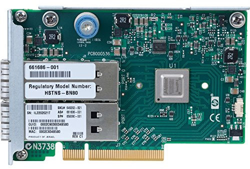 HP 649283-B21 adaptador y tarjeta de red - Accesorio de red (Alámbrico, PCI-E, InfiniBand, 10 Gbit/s, IEEE 802.3, 9,8W) Gris