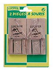 LUCIFER Tapette à Souris x2 Blister