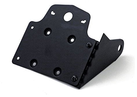 Side Mount Licence (Number) Plate Holder & Bracket - Black