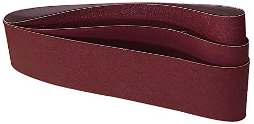 Draper SB436C 60 Grit Abrasive Sanding Belts, Blue, 100 x 915 mm, Set of 3