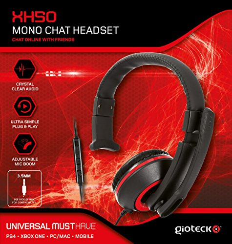 Playstation 4, Xbox One, PC - XH-50 WIRED MONO HEADSET PC,MAC,PS4,XB1