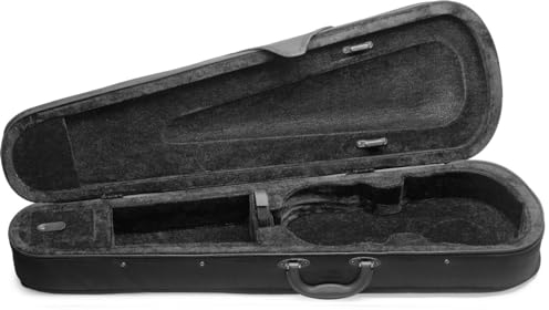 Stagg EVN x-4/4 MBK voller Größe Elektrische Violine Outfit – Schwarz
