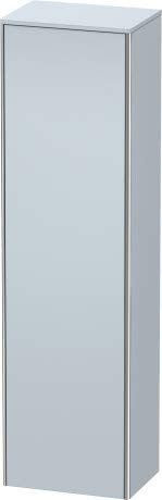 Duravit XSquare Hochschrank 50,0x35,6 cm, 1 Tür, Anschlag Links, 4 Glasfachböden, Farbe (Front/Korpus): Weiß Seidenmatt Lack - XS1313L3636
