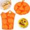 2PCS Moldes de Silicona para Hornear de Halloween, Molde de Silicona de Calabaza de Halloween, para Dulces de Murciélago de Bricolaje, Gelatina de Cara de Calabaza, Caramelos de Calavera, Chocolate