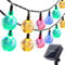 Moxled Solar Lichterkette Aussen 60 LED, 11M Lichterkette Außen Solar Wasserdicht, 8 Modes Solar Lichterkette Außen für Garten, Terrasse, Balkon, Partys (Bunt)
