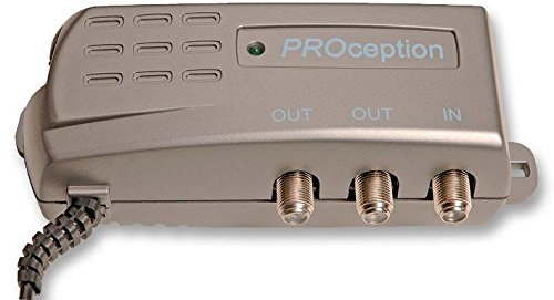 PROception Amplifier TV with IR Return 2 Way | Aerial/Satellite AMPLIFIERS/Distribution Aerial Satellite Equipment, 1 X Qty - PROAMP12R