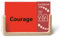 Courage Word Inspirational Zitat Sprüche 2022 Tischkalender Planer 12 Monate