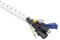 D-Line Cable Tidy Sleeve 6-Pack, Cable Zipper, TV Cable Management, Organize & Protect PC Wires - 6x 2.5m Lengths (15m Total), 25mm Outer Diameter - White