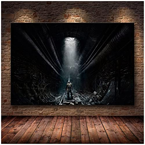 Leinwand Bilder Kunst 60 * 80cm Senza Cornice Gamer Metro Exodus per la stampa di interni Dipinti per la decorazione della camera da letto del soggiorno
