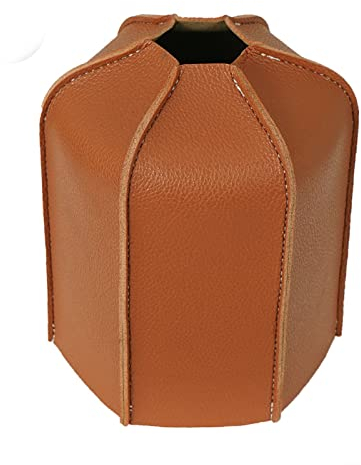 BORDSTRACT PU Leather Camping Fuel Gas Canister Cover Protector Gas Tank Cover Gas Cylinder Storage Protector 230g/450g(450g)