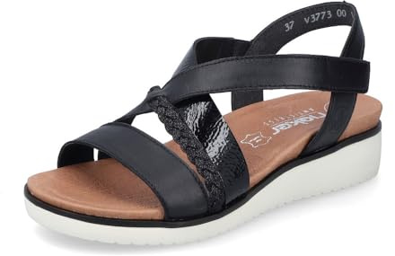 Rieker Damen Keilsandalen V3773, Frauen Sandalen
