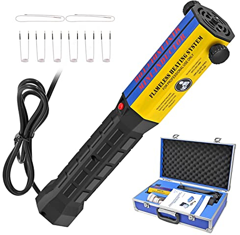 Magnetic Induction Heater Kit with 8 Coils, 1000W Mini Hand Held Flameless Automobile Rusty Bolts Remove Tool Kit for Heating and Removel Screwing, With Portable Toolbox
