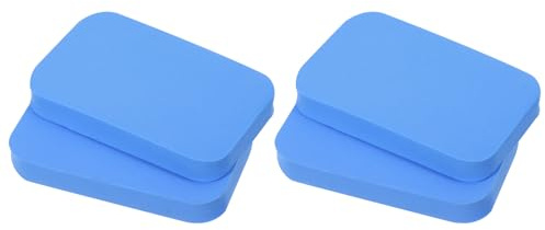 PATIKIL 4 Pack Tischtennis Gummi Pflege Schwamm Schläger Reiniger Blau | Ping Paddel Reinigung Schwamm