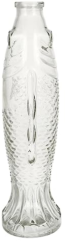 Ciieeo Bouteille en Verre en Forme De Poisson Bouteille Deau De Table Poisson Application Simple pour Le Salon
