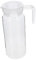 PRETYZOOM Acrylic Beer Jug Large Capacity Water Bottle Straw Fruit Juice Pot Juice Kettle Leakproof