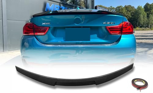 MpTuned BMW F32 M4 Stil Heckspoiler Carbon Optik passend für BMW 4er F32 Coupé 2014–2019 420i 428i 430i 435i 440i Heckspoilerlippe