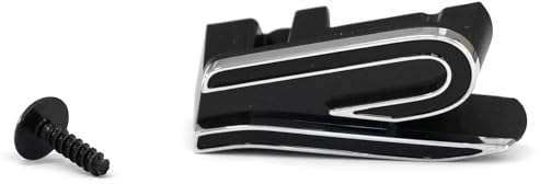Volkswagen 2GM853948BLDB Schriftzug R-Line Plakette R-Logo Clip Kühlergrill Emblem, schwarz